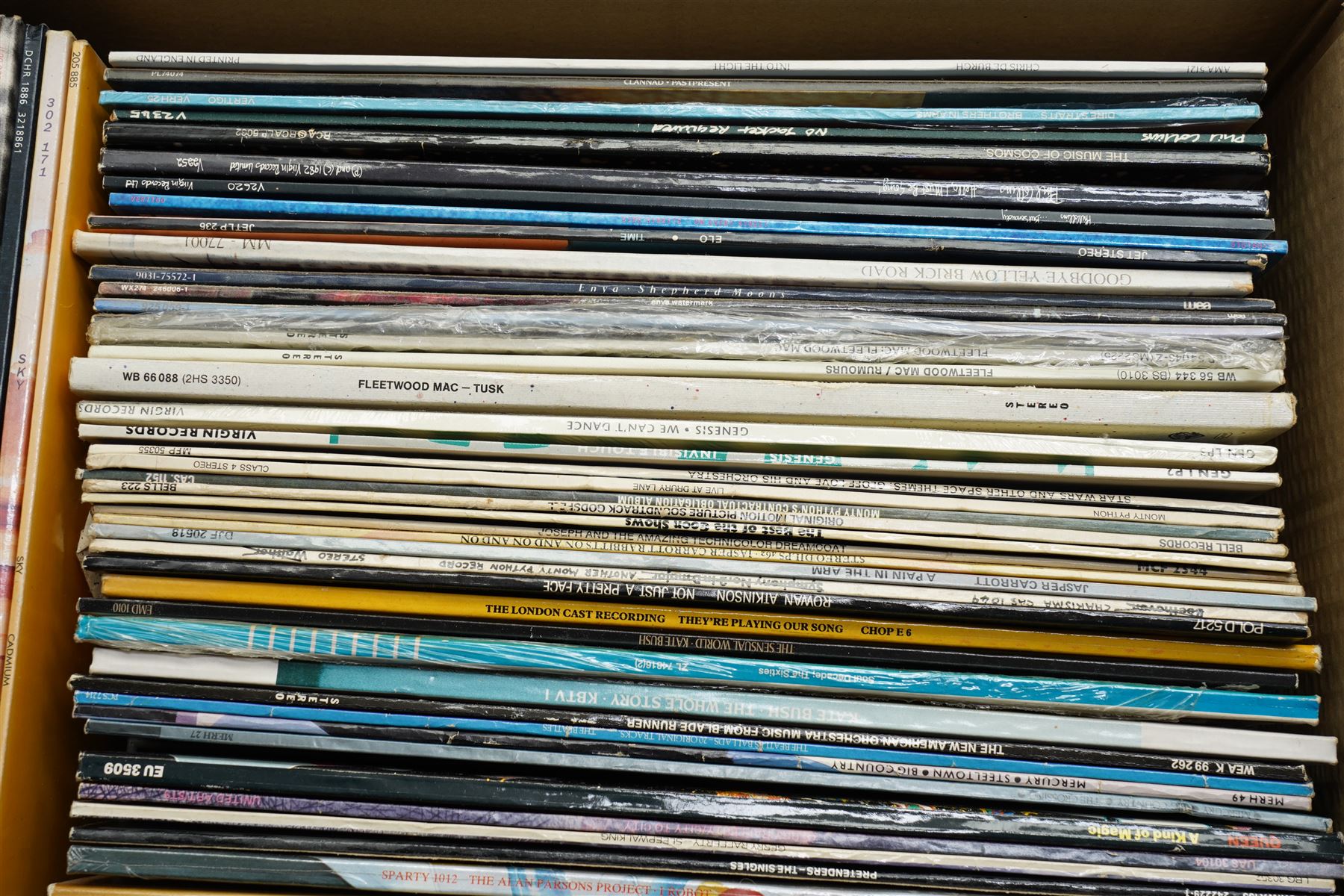 Large collection of records including Genesis, Fleetwood Mac, Dire Straits, U2 etc