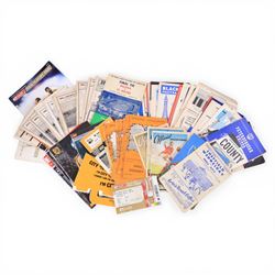 Collection of 1940s and later football programmes, including International examples and va...