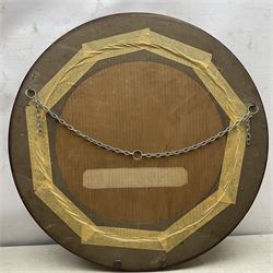 After William Henry Margetson (British 1861-1940): 'Flowers of the Field' and 'The Sea Hath its Pearls', pair of circular prints in matching frames, prints 50cm x 50cm, frames overall 67.5cm x 67.5cm (2)