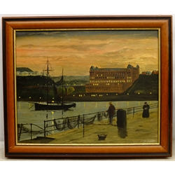  Robert Sheader (British 20th century): The Grand Hotel Scarborough, oil on board signed 39cm x 49cm  