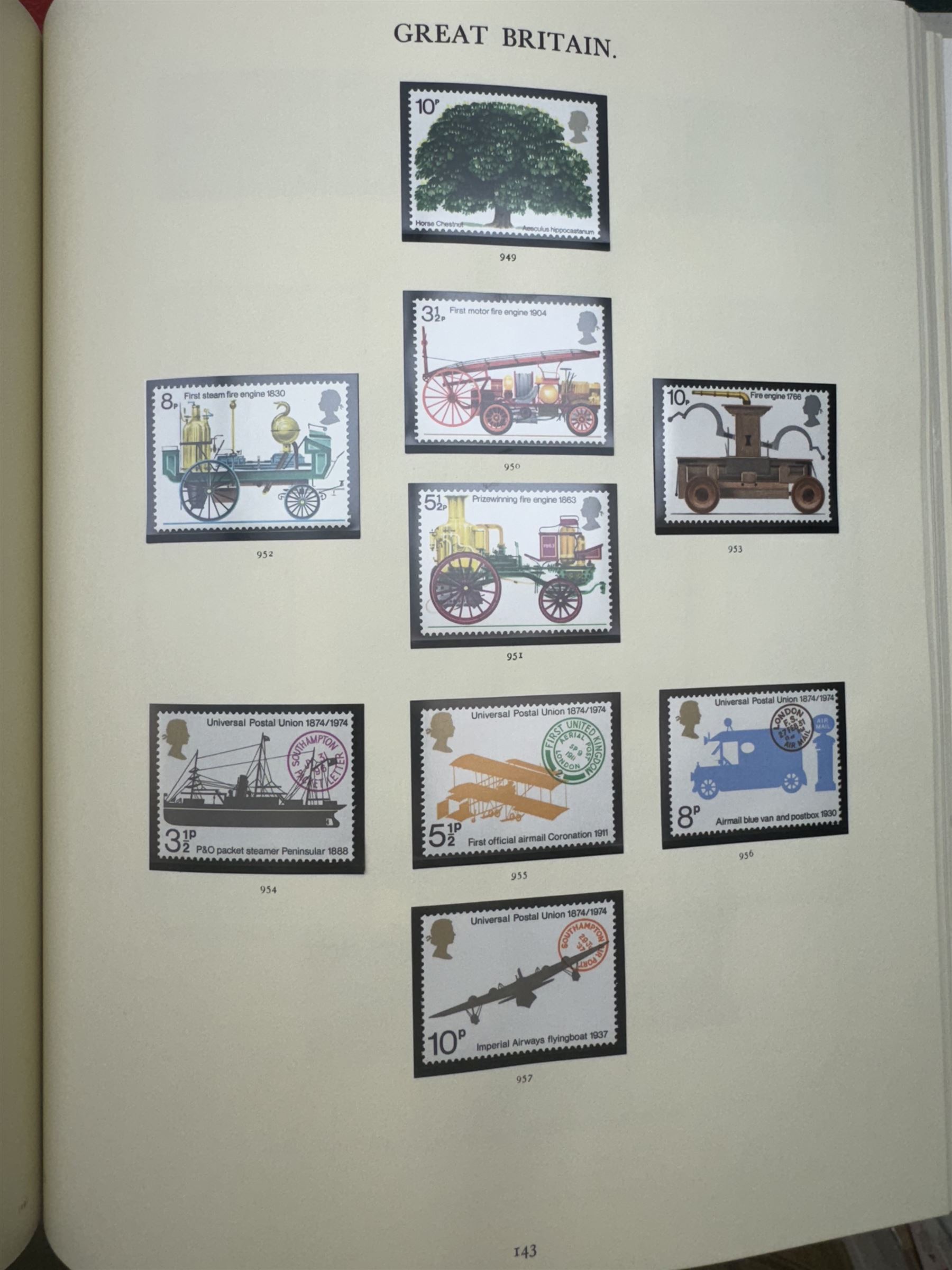 Great British and World stamps, including Paraguay, Iran, Peru, Poland, Portugal, Westminster 'The King George VI 1946 Victory' and 'The 1966 Crown Agents Churchill' stamp collections each in ring binder folder, other commemorative stamps etc, housed in various stockbooks, albums and loose, in one box
