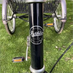 Pashley Tri-1 foldable tricycle with back storage, 7 speed - THIS LOT IS TO BE COLLECTED BY APPOINTMENT FROM DUGGLEBY STORAGE, GREAT HILL, EASTFIELD, SCARBOROUGH, YO11 3TX