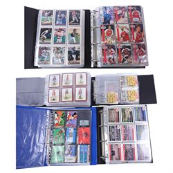 Collection of trading cards and cigarette cards, mostly sport related, including England P...