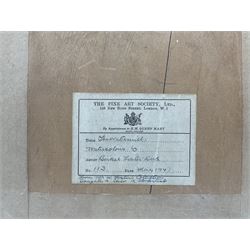 Myles Birket Foster RWS (British 1825-1899): 'The Watermill', gouache unsigned, titled on label verso, 6.5cm x 8.5cm
Provenance: Exh. The Fine Art Society 1947, label verso