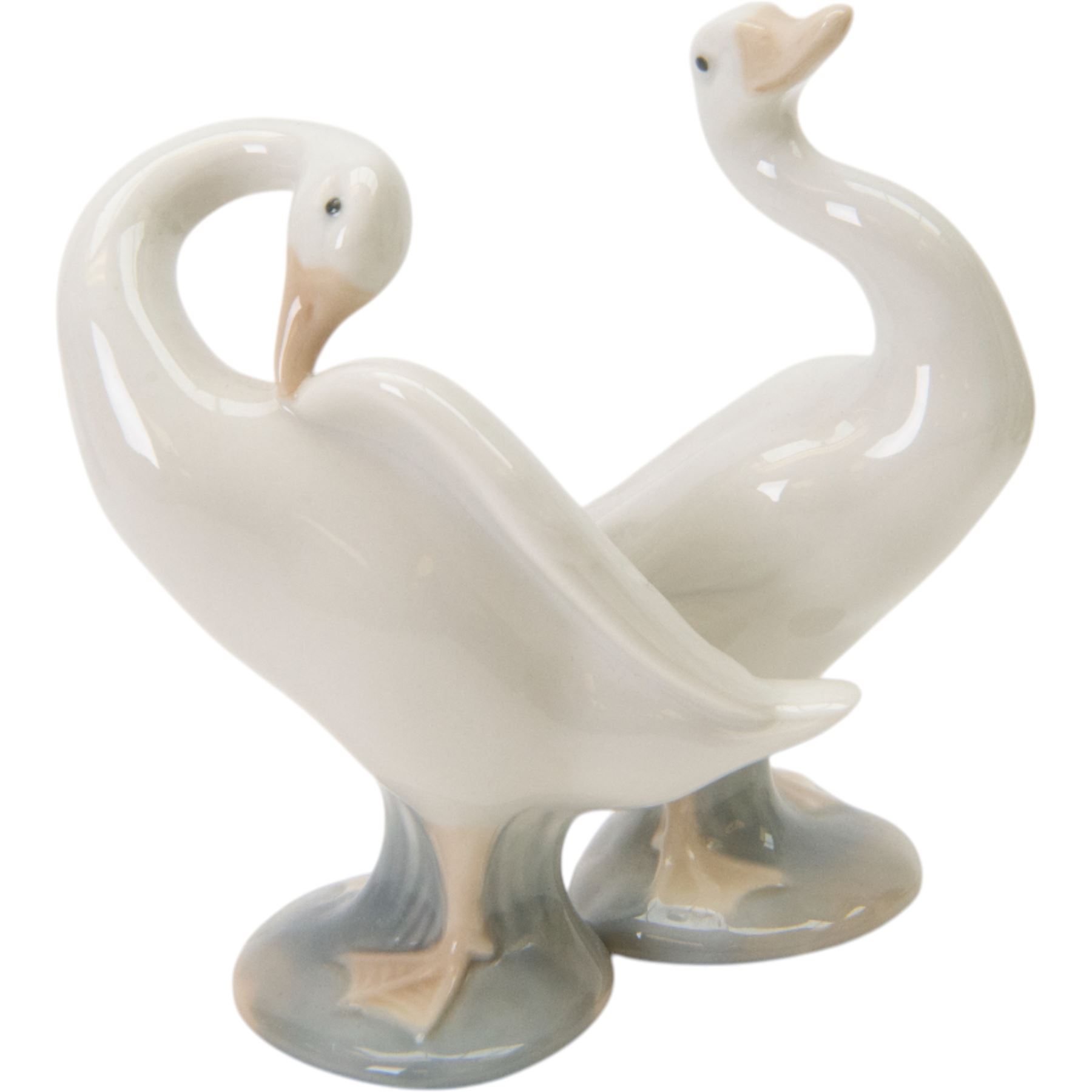 Collection of Lladro figures, including Platero and Marcelino 1181, Grey Squirrel, Geese etc 