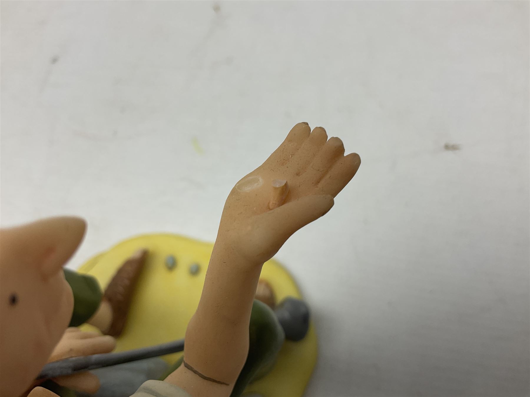 Ten Robert Harrop figures, comprising The World of Roald Dahl Mr Twit RD04 and The BFG RD03, boxed, The Camberwick Green Collection limited edition Mrs Honeyman CG04, The Mayor CGL04 and The Mayor and Philby in the Memorial Car CG68, The PG Chimps Collection Dolly PG003, boxed, Andy Capp by Reg Smythe Andy Capp AC01 and Flo AC02, boxed, and Country Companions English Setter CC21 and Flat Coat Retriever Fisherman CC13, boxed