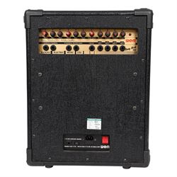 Nine Watkins WEM Song Bird Accordion amplifiers and speakers, including three Silver Songbird Full Range speakers, two Song Bird 200 amplifiers, two WEM amplifier heads and two Song Bird 200 speakers, largest H50cm 