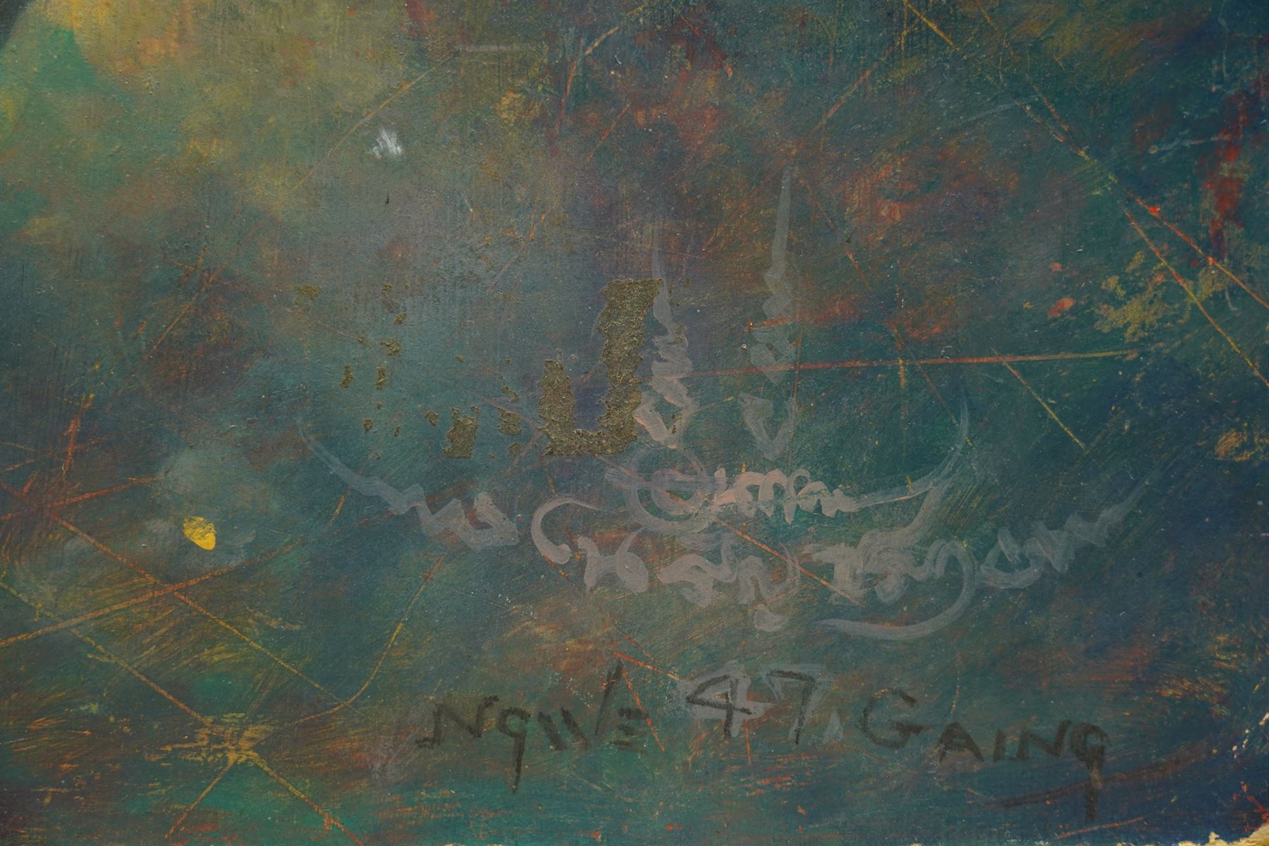 Ngwe Gaing (Burmese 1901-1967): Buddha, oil on board signed and dated '47, 60cm x 40cm
Notes: Painted in 1947, during a period of political unrest preceding Burma’s independence in January 1948. Ngwe Gaing was one of Burma’s leading 20th-century painters. He served as Court Painter to the descendants of the last Burmese king and played a key role in shaping modern Burmese art through both his work and teaching.