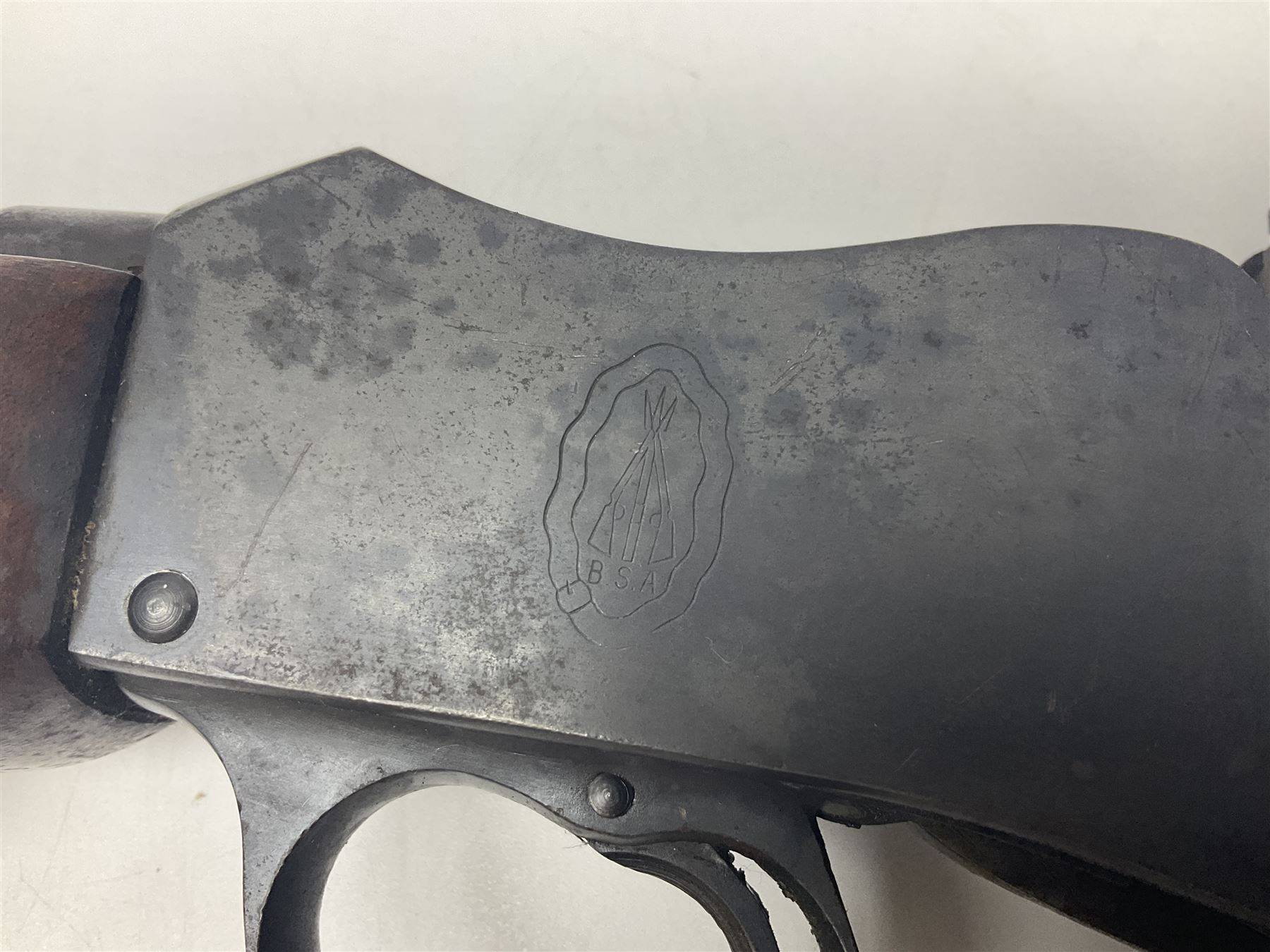 SECTION 1 FIRE-ARMS CERTIFICATE REQUIRED - BSA Martini action .22 long round target rifle, the 63.5cm(25