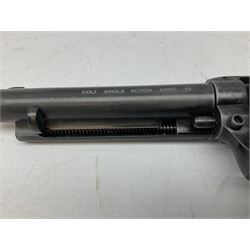 Colt Army style CO2 .177 single action air pistol, serial no.15M73249, L30cm; with allen key