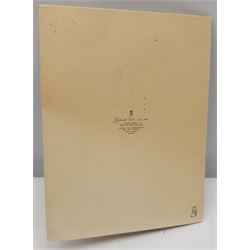 Frank Henry Mason (Staithes Group 1875-1965): 'Esperance Bay' - Steam Liner, crayon sketch signed with initials and titled 9cm x 14.5cm, attached inside a Tuck card depicting Big Ben
Provenance: from the estate of Christine Dexter and by descent from the artist's sister Eleanor Marie (Nellie)