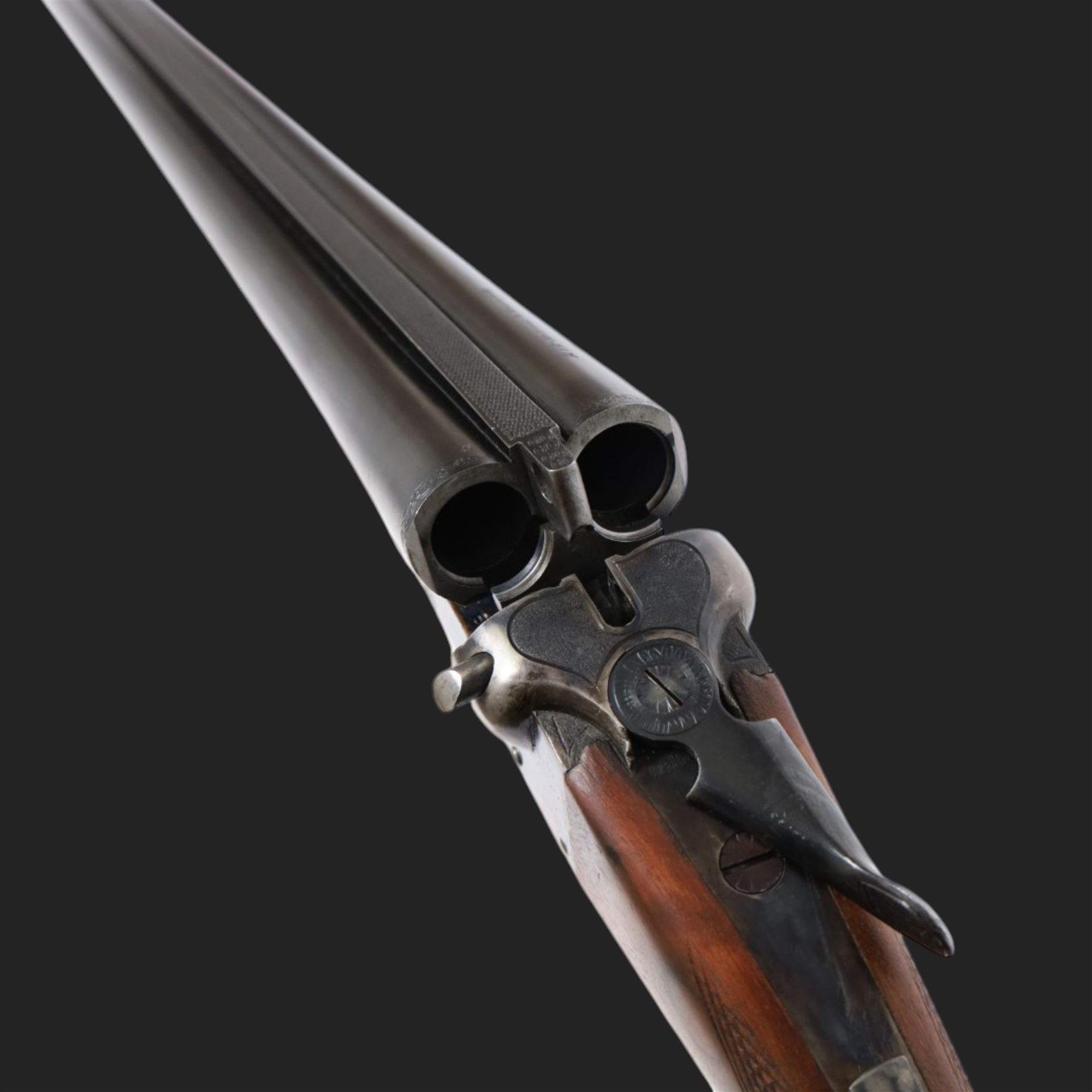 AYA Yeoman 20 bore double trigger, boxlock, side by side double barrel shotgun with 68.5cm (27