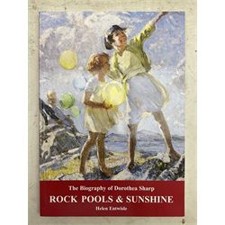 Dorothea Sharp (British 1874-1955): Signed manuscript letter, enclosed within a copy of her book 'Oil Painting', together with a copy of Helen Entwisle, 'Rock Pools & Sunshine', The Biography of Dorothea Sharp (2)