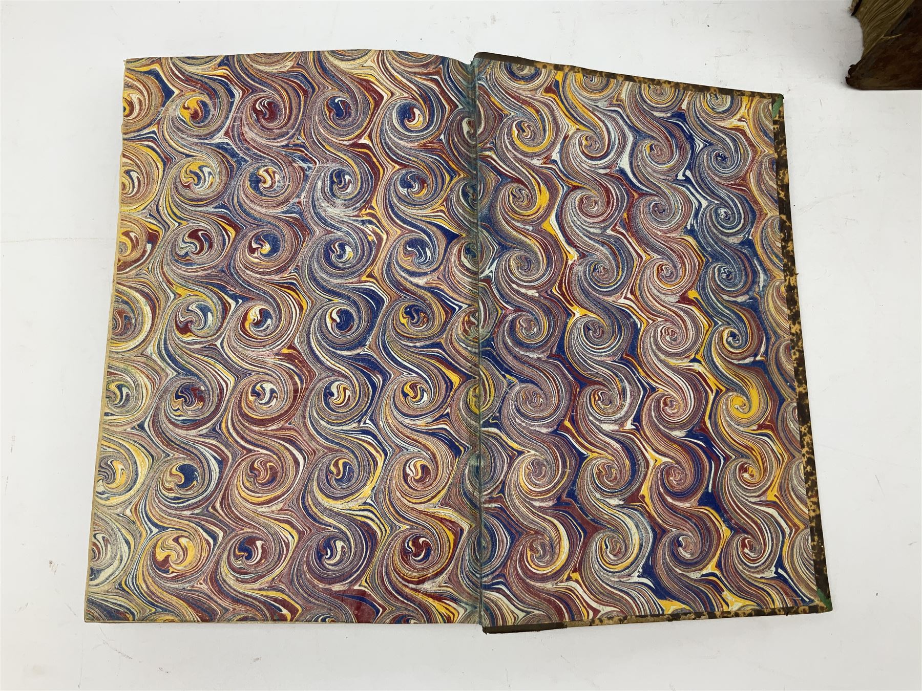 Ioanis Maldonati Sapharensis Societatis Jesu Theologi Commentarii In Quator Evangelistas .... Editio Postrema .... 1629 Paris Petri Billaine. Folio with later quarter leather binding; and Sacrorum Bibliorum Vulgatae Editionis Concordantiae Ad Recognitionem Iussu Sixti V. Pont. Max..... 1642 Antwerp. Folio quarter vellum with leather boards (2)