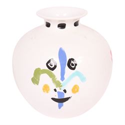 Picasso Masterpiece Editions, two vases and a jug of Living Face, 1963, printed marks beneath and dated 1996, largest H33cm