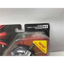 Star Wars - twenty-four Star Wars Episode One figures in card backed packaging; Collections 1, 2 and 3 with Electronic Commtalk reader for each figure's commtalk chip.