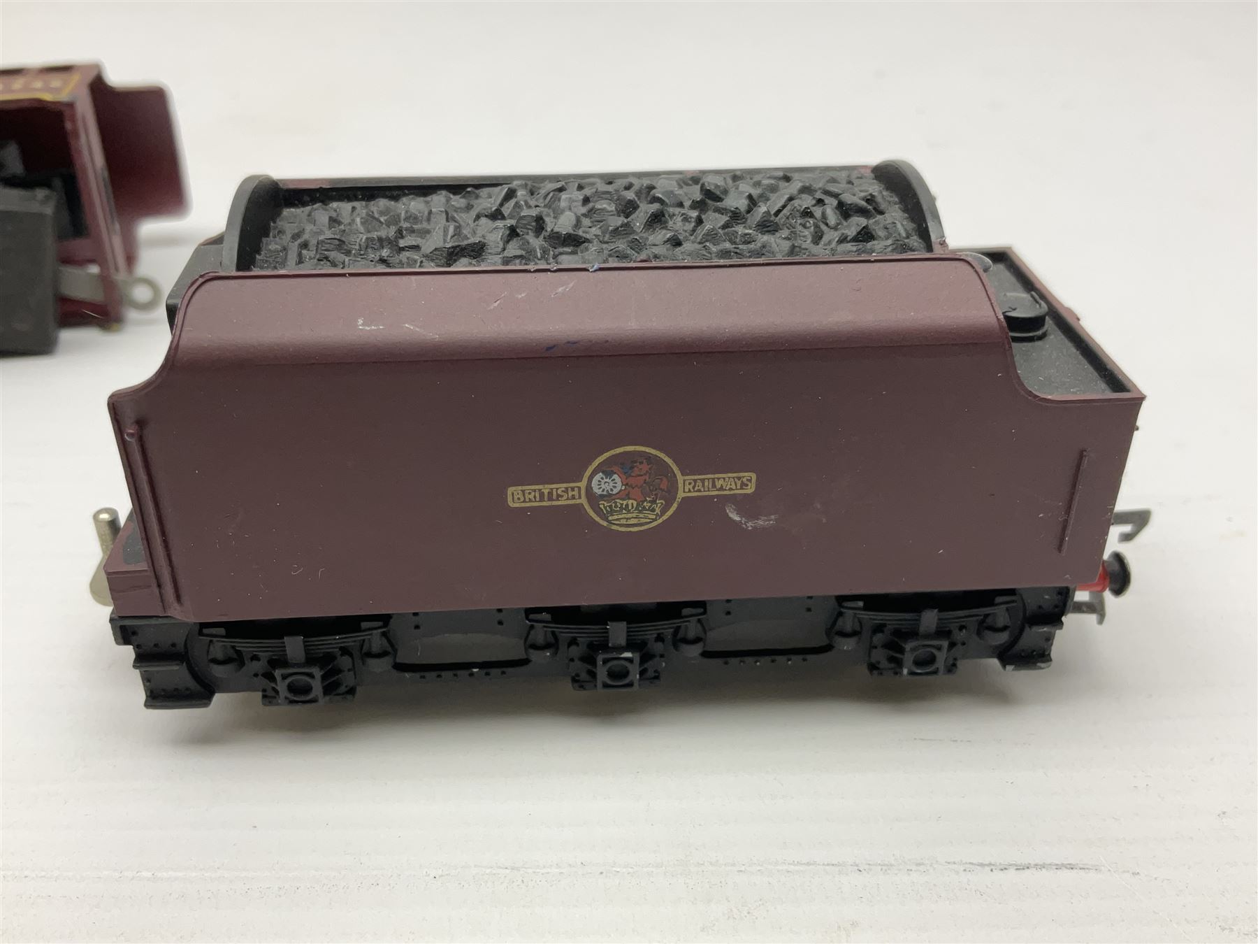 Wrenn '00' gauge - Princess Coronation (Duchess) Class 4-6-2 locomotive 'City of London' No.46245; boxed with tender and manual; and another similar bearing the nameplate 'City of Manchester' No.46246; in City of Birmingham box; both in BR Maroon (2)