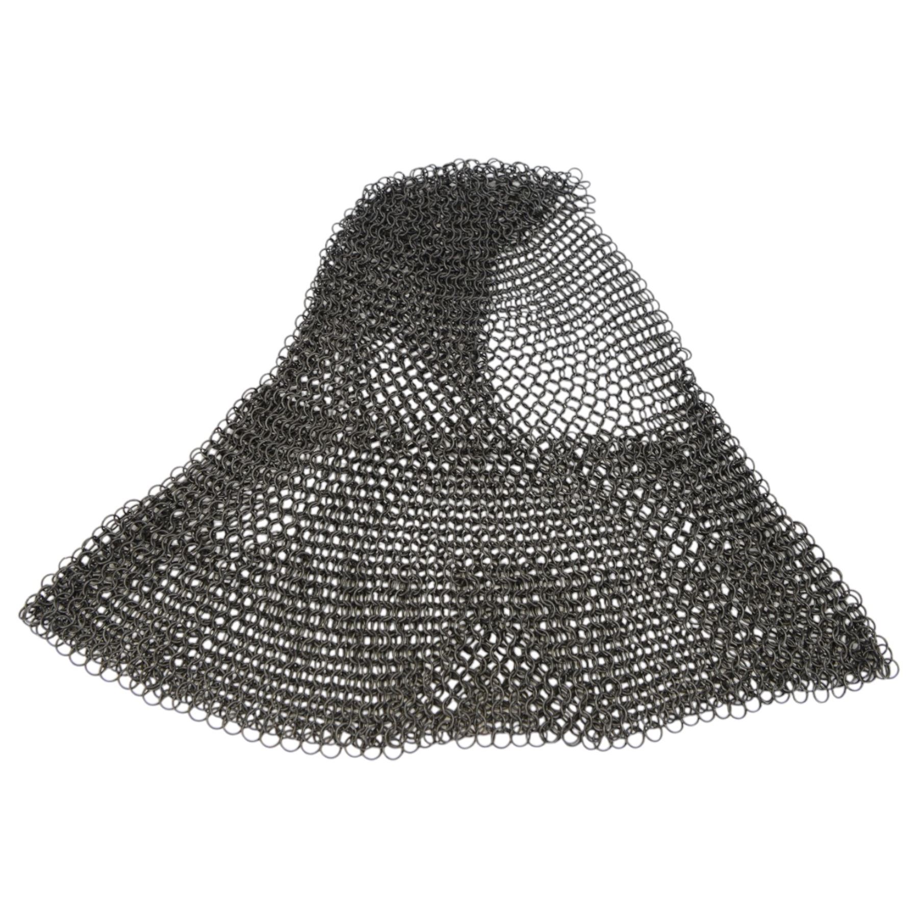 Selection of reenactment related items, including Archers sword, helmet and shield, with another helmet and chain mail 