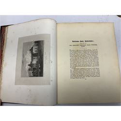 Views of the Seats of Noblemen and Gentlemen in England, Wales Scotland and Ireland from Drawings by J.P.Neale pub. London 1821-1821, with engravings, half calf, in four volumes