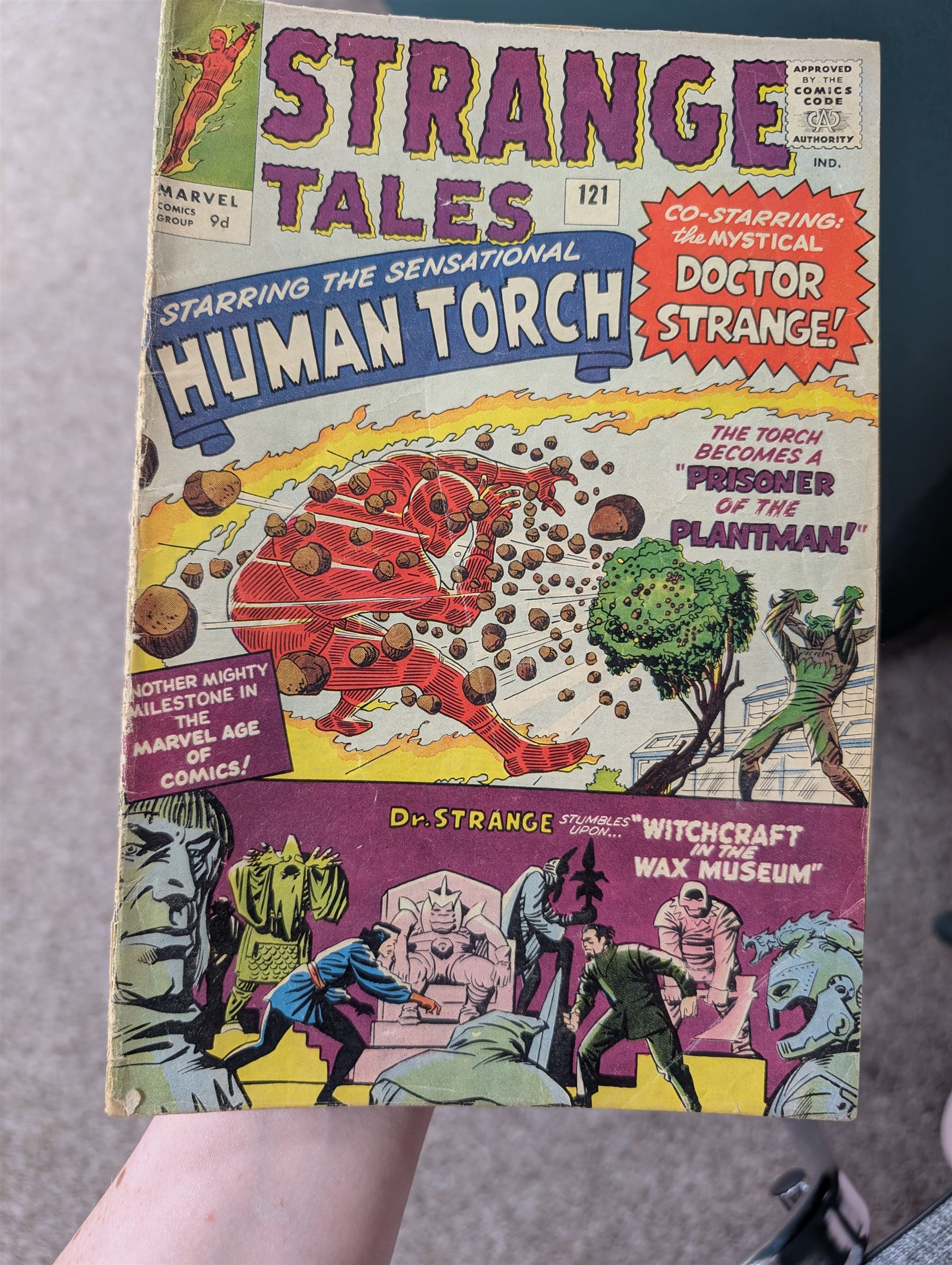 Fifty-six Marvel Silver Age 'Strange Tales' comic books, spanning years 1959-1966, comprising issues #68, #91, #94, #96, #100, #101, #106, #108, #113, #115, #116, #119, #121, #122, #124-#149, including some duplicates