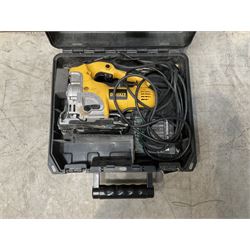 De-Walt jigsaw and a De-Walt SDS drill, cased (2)