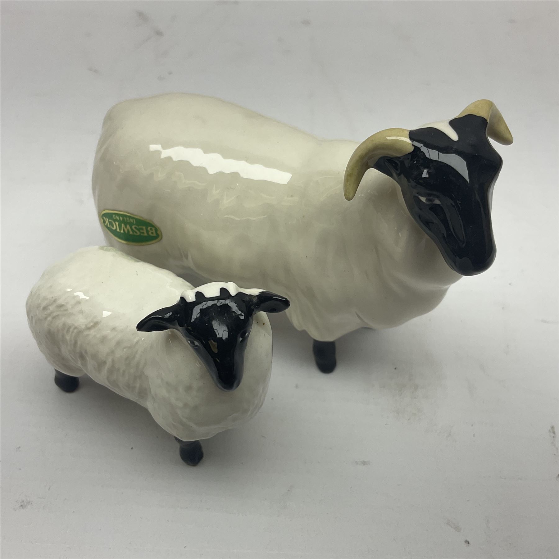 Seven Beswick figures, to include King Charles Spaniel 2107A, ginger cat 1898, Jack Russell 2109 etc