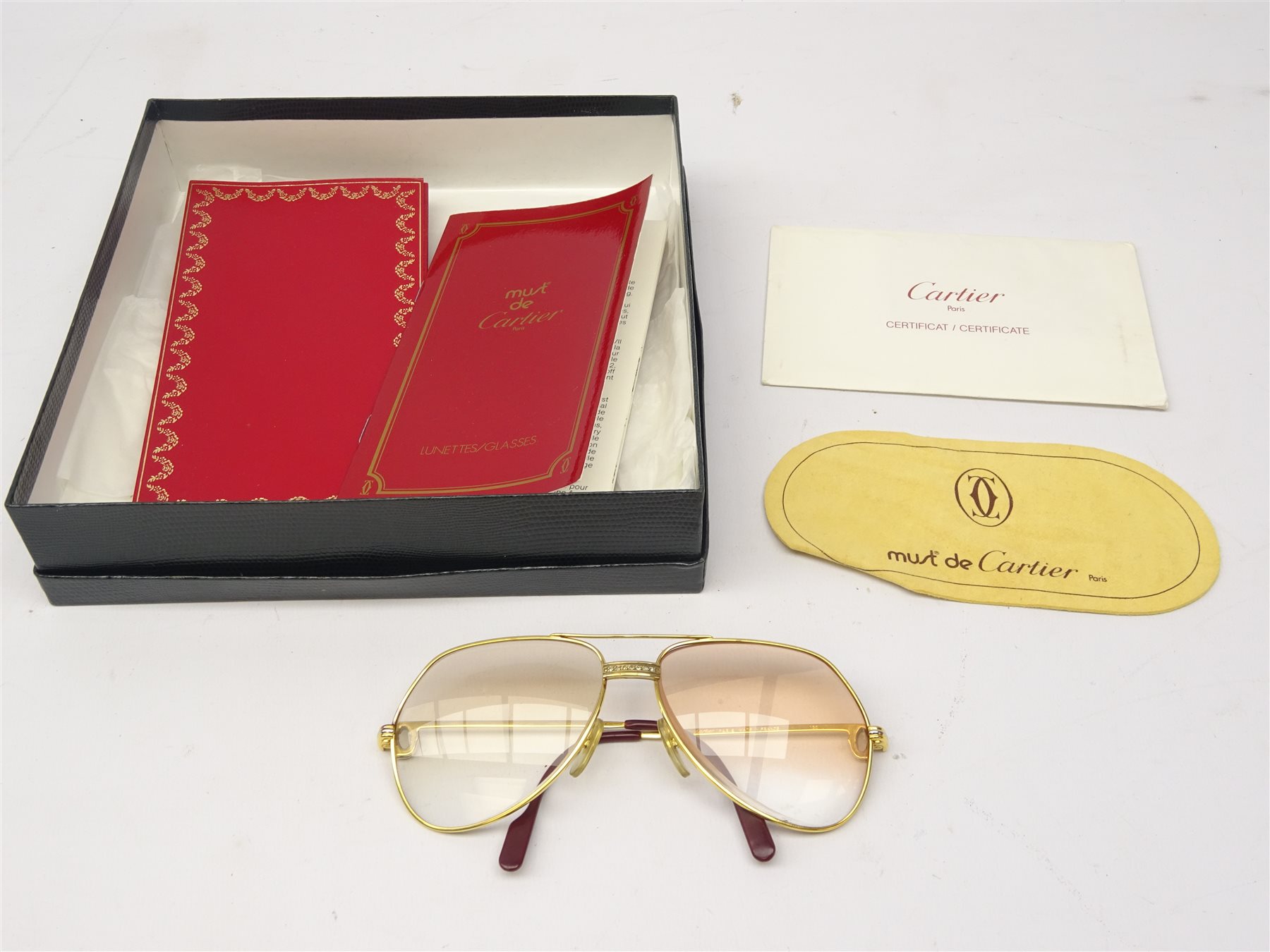 cartier pilot sunglasses 18k
