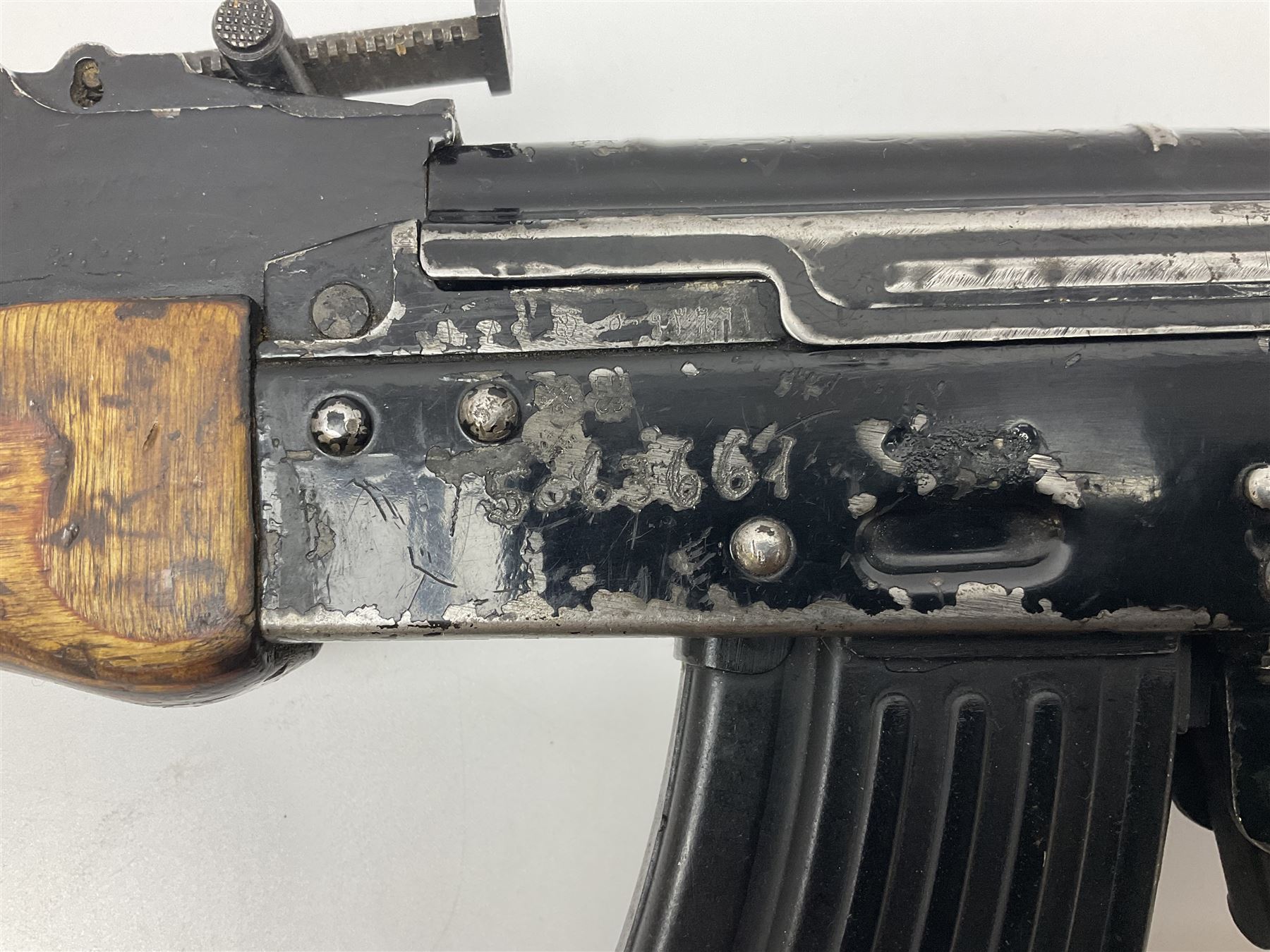 Deactivated AK47 7.62mm assault rifle, the 43cm(17