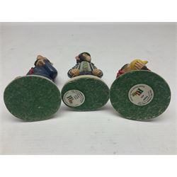 Collection of ten Robert Harrop figures of chimps from The PG Tips Collection, comprising Mr Shifter, Charlie Mr Bodgit, P.C. Gotcha, Arfa T.Leaf, Kevin Tipps, Ada, S.Bend, Dolly and Charlie