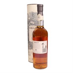 Oban, 14 year old, single malt scotch whisky, Glen Moray single speyside malt scotch whisky, Fettercairn1824 12 year old single malt scotch whisky and gift set of the The Classic Malts, various contents and proof 