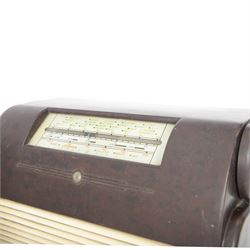 Mid 20th Century bakelite Ekco type U76 radio receiver and Raymond Electric Ltd speaker 