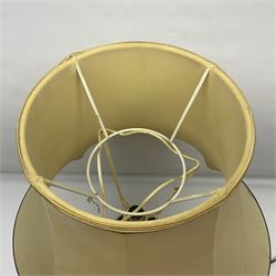 Moorcroft table lamp, Sesquipedale pattern of of baluster form, with shade  H21cm