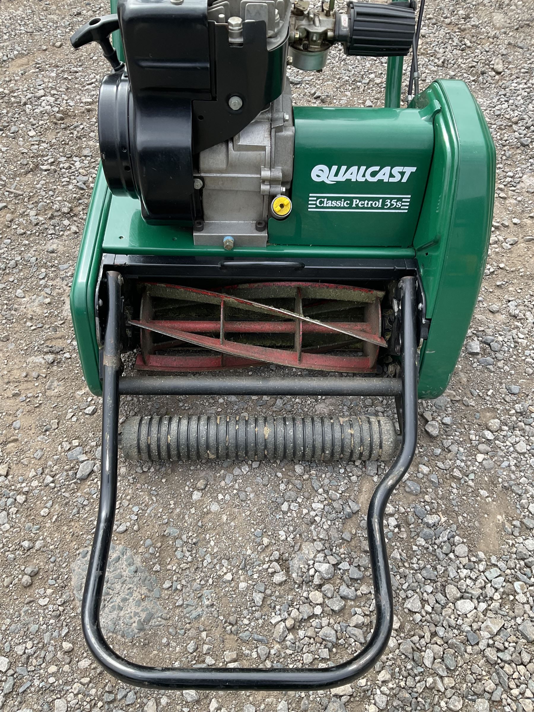 Qualcast classic 35s petrol cylinder lawnmower - THIS LOT IS TO BE COLLECTED BY APPOINTMENT FROM DUGGLEBY STORAGE, GREAT HILL, EASTFIELD, SCARBOROUGH, YO11 3TX