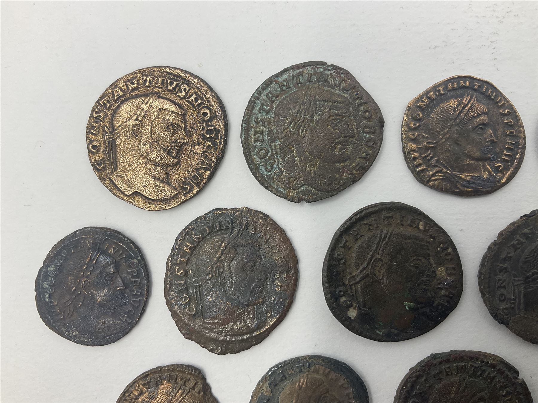 Roman Imperial Coinage, Constantine the Great (AD 306-337) and Constantine II (AD 337-340), twenty assorted bronze folles (20)