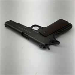 Tanfoglio CO2 semi-auto .177 - 4.5mm Witness 1911 pistol, serial no.20519509, L25cm overall, boxed with quantity of ball bearings, CO2 cartridge and instructions