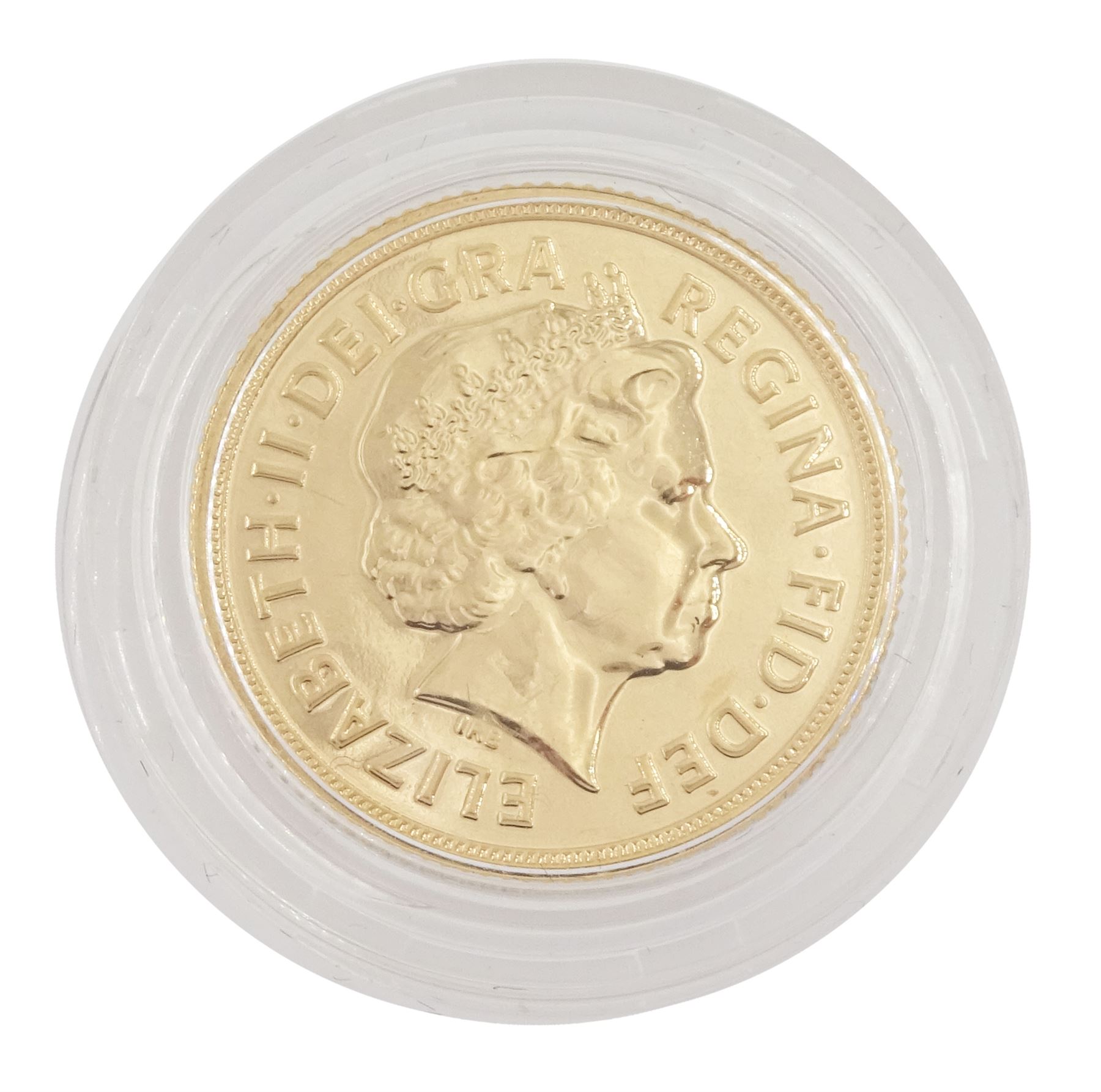 Queen Elizabeth II 2014 gold full sovereign coin