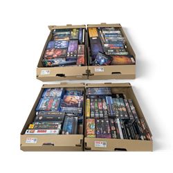 Collection of Sci-Fi and other classic film and TV VHS tapes, DVDs and Blu Rays, including...