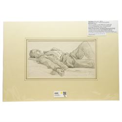 Julian Roebuck (British 1915-1991): Portrait of a Girl Seated and Life Studies, watercolour and three pencil sketches signed in pencil max 37cm x 28cm (unframed)