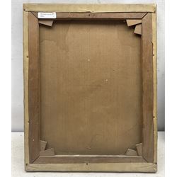 Frank C Harlow (British 20th century): Portrait of Thomas Matthews, oil on canvas signed together with another similar unsigned oil max 51cm x 41cm (2)