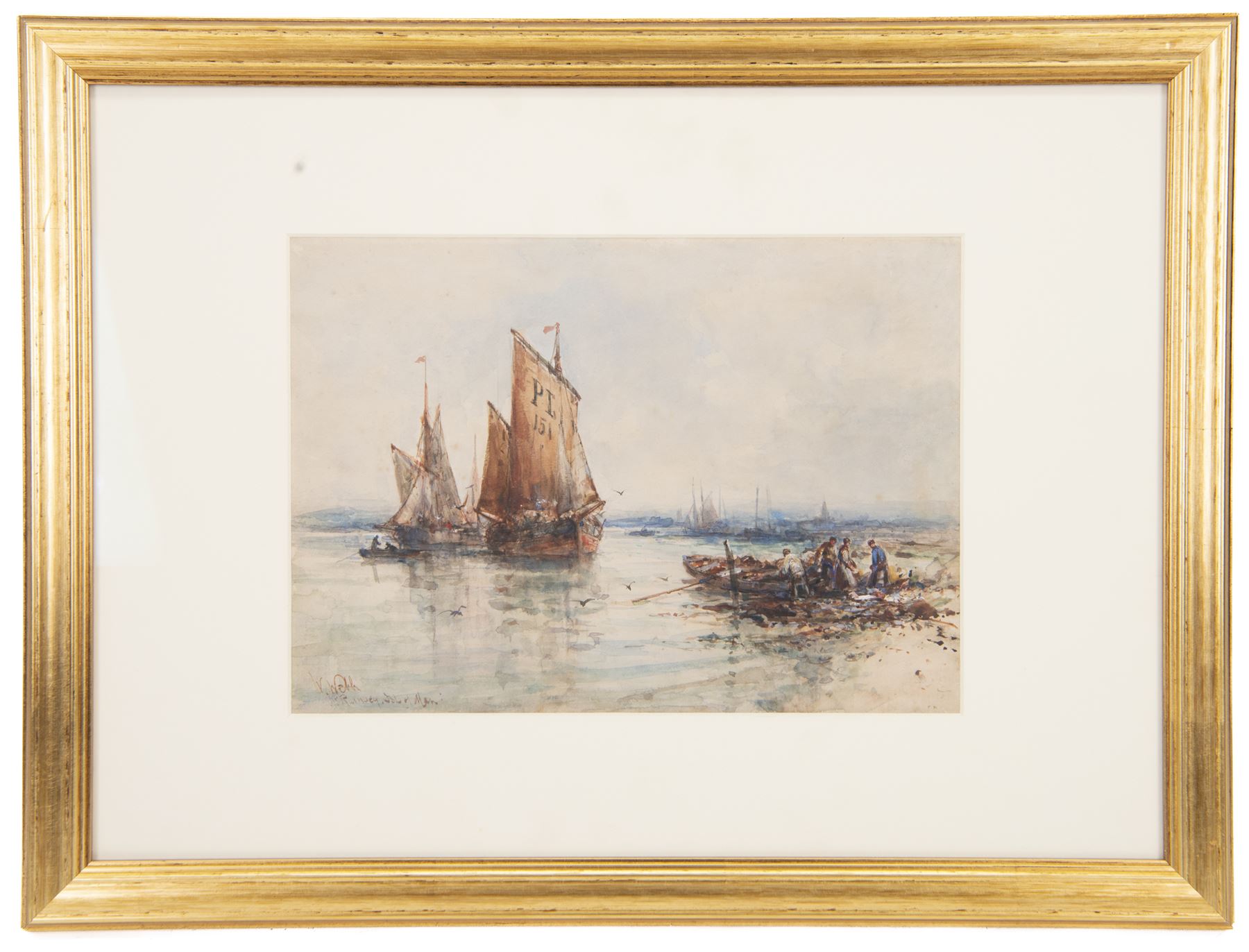William Edward Webb (British 1862-1903): ‘Near Ramsey - Isle of Man’, watercolour signed and titled 25cm x 35cm 