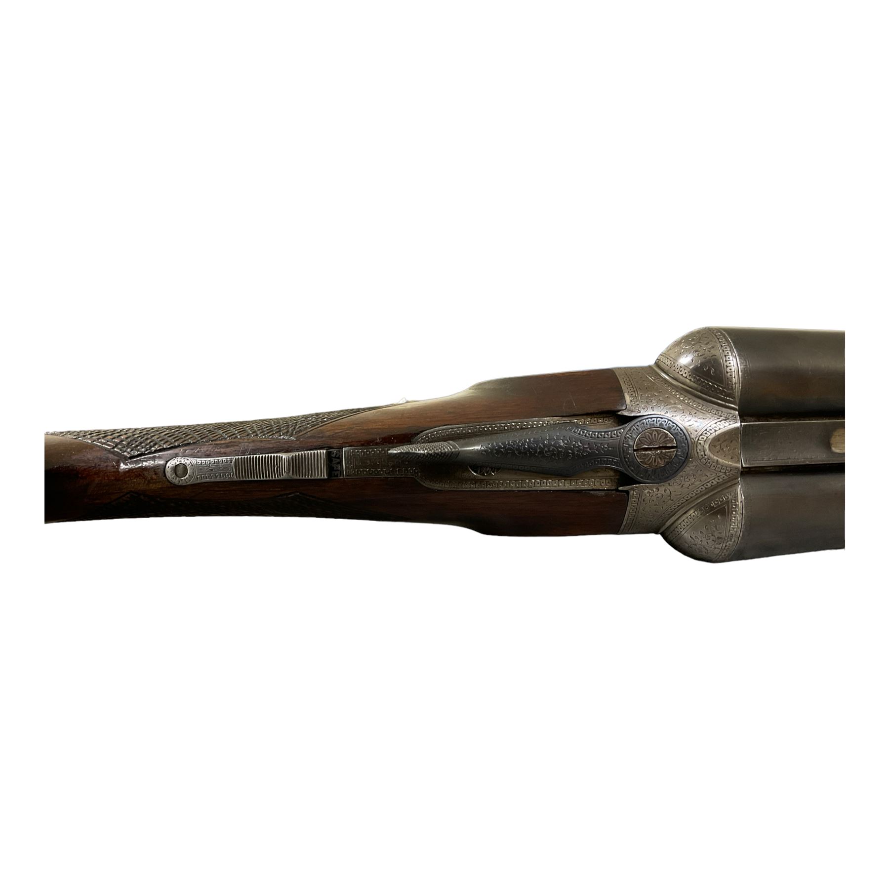 SHOTGUN CERTIFICATE REQUIRED - Charles Lancaster, 12 bore side by side shotgun, 66cm (26