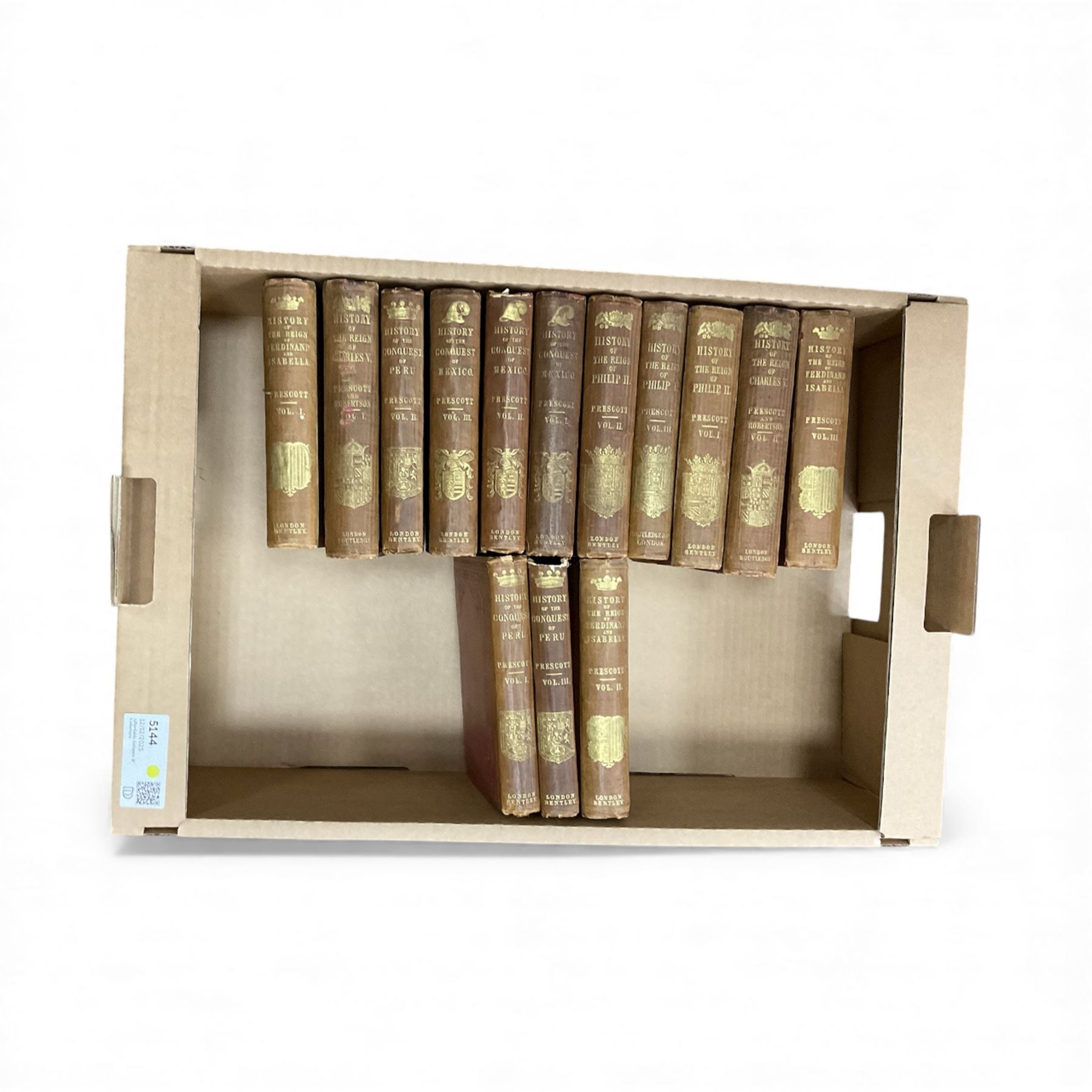 Wiliam Hickling Prescott, History of ... in fourteen volumes