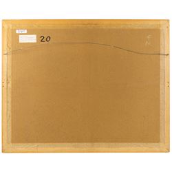 Kenneth Cozens (British 1920-2000): 'Planet and Fragment' and 'Interstellar Collision', one mixed media and one watercolour one signed and dated 1979, one titled verso max 54cm x 73cm (2)