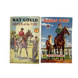 Collection of Timeform Publications Race Horses books, dating between 1970s and 1990s, together with a collection of members badges and other horse racing books