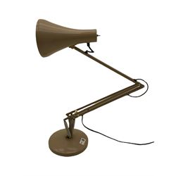 Angle-poise lamp and an Islamic prayer mat