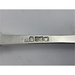 George IV Scottish silver Kings pattern cutlery for six place settings, to include table spoons, table forks, dessert spoons and dessert forks, all engraved with shamrock crest to terminal, hallmarked Robert Gray & Son, Glasgow 1833