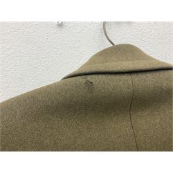 WW2 French Artillery Officer's greatcoat; bears label 'P. Vauclair 40 Boul. du Montparnasse Paris (inscribed to) Mr. Babin Le 17/4/40 No.674'