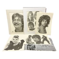 After Chris Burns, twenty-one unframed m