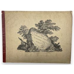 Francis Nicholson (British 1753-1844): 'Lithographic Impressions of Sketches from Nature',  original folio pub. 1820, in Solander box 