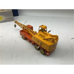 Dinky - Supertoys 20-Ton Lorry mounted Crane 'Coles' No.972; boxed; French made Miniature Road Sign Set No.41; boxed; and seven unboxed small die-cast models (9)